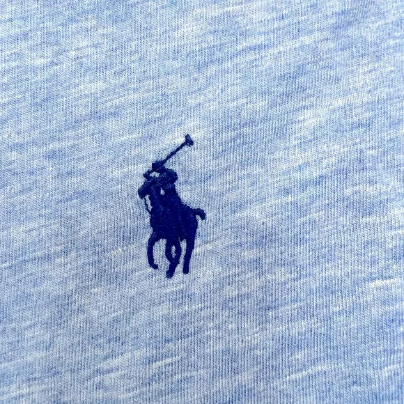 POLO RALPH LAUREN BLUE T-SHIRT, EXTRA LARGE (XL) - Picture 7 of 13